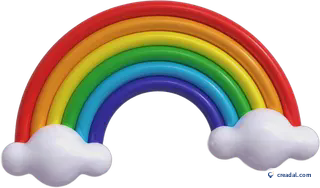 Bright rainbow arc