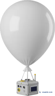 White weather balloon