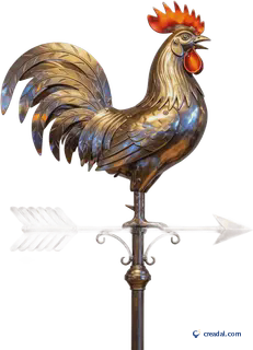 Metal Rooster Weather Vane