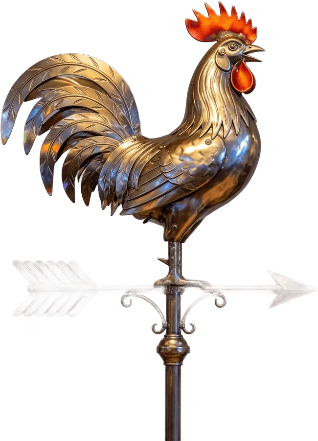 Metal Rooster Weather Vane