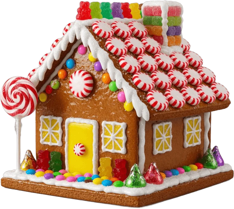 Candy Gingerbread Cottage