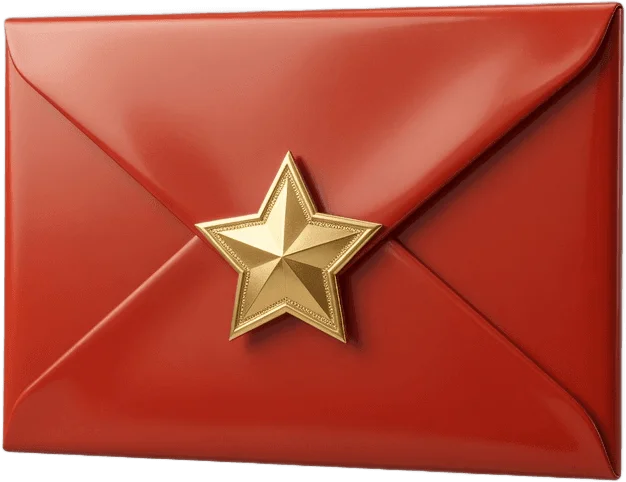 Star-Sealed Red Envelope