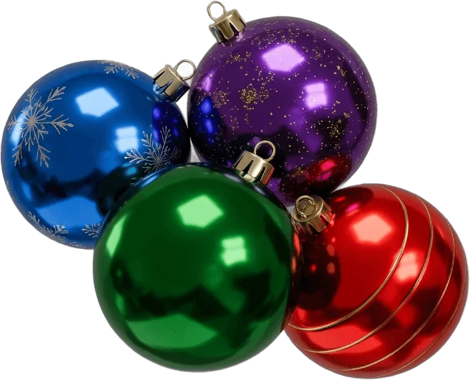Shiny Christmas Baubles