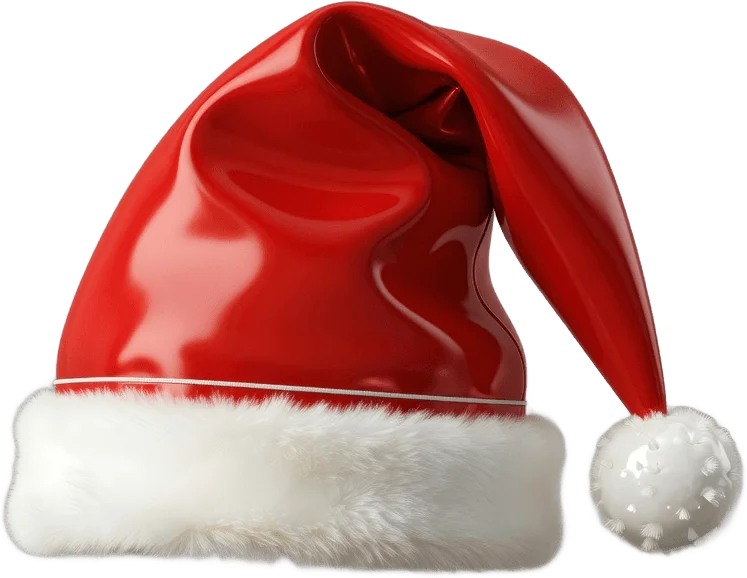 Empty Red Santa Hat