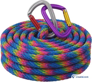 Corde d'escalade colorée