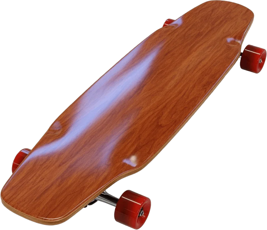 Langes Hölzernes Longboard