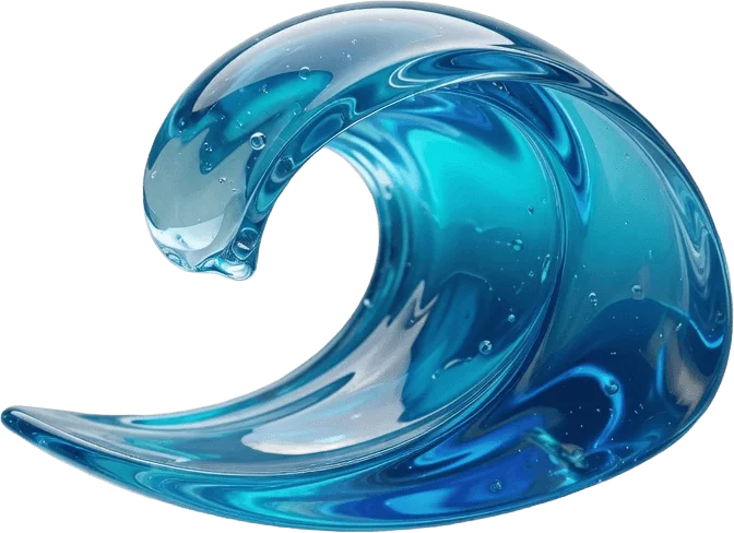 Vague Océan Bleue