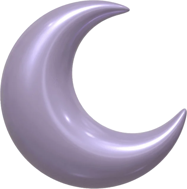 هلال لافندر لامع