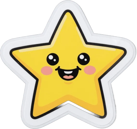 Smiling Yellow Star