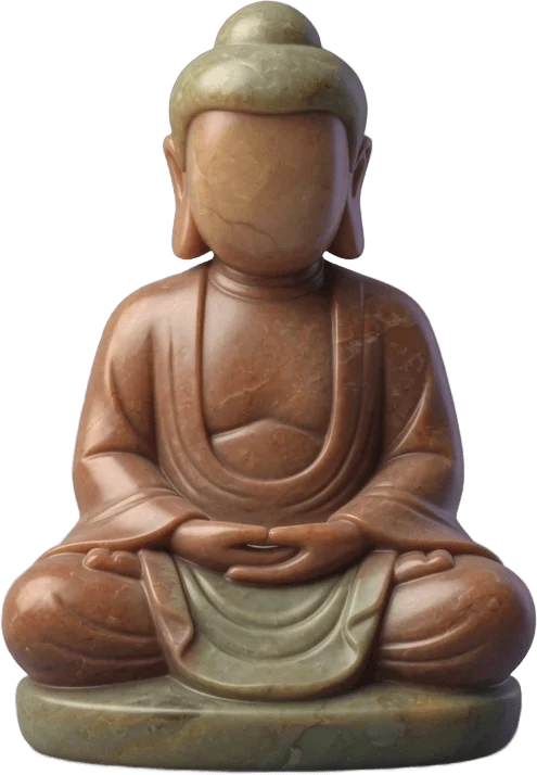 小さな石の仏像