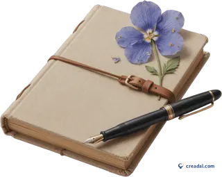 Journal à fleur pressée