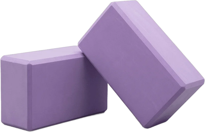Lavender yoga blocks