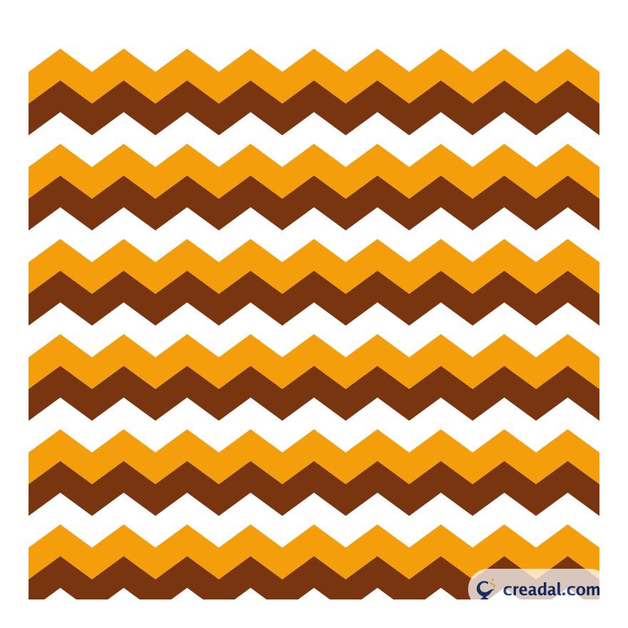 Amber Chevron Stripes