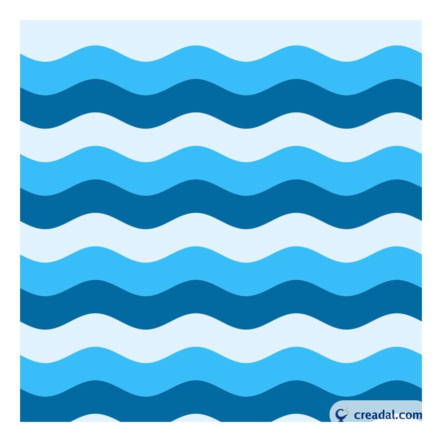 Soft ocean wave bands