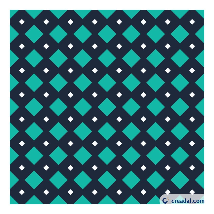 Teal Diamond Lattice