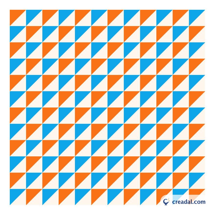 Geometric Triangle Mosaic