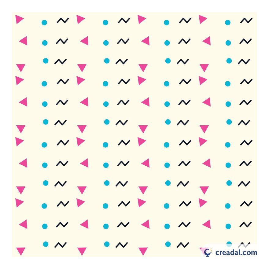 Memphis Pattern Background