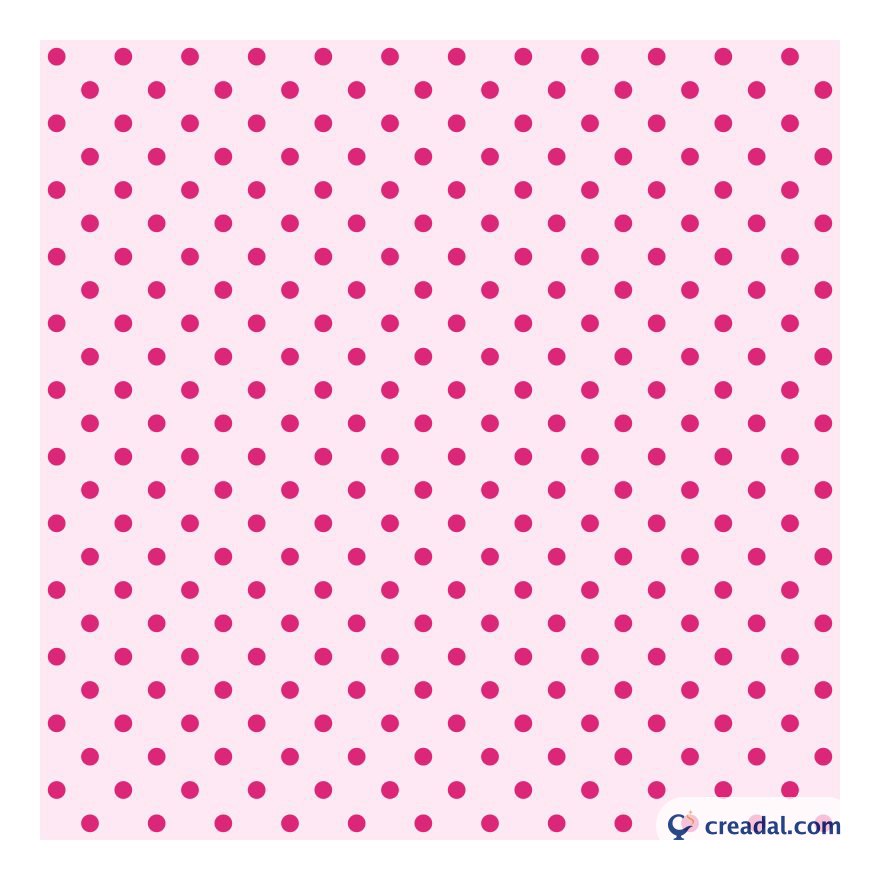 Raspberry Polka Dots
