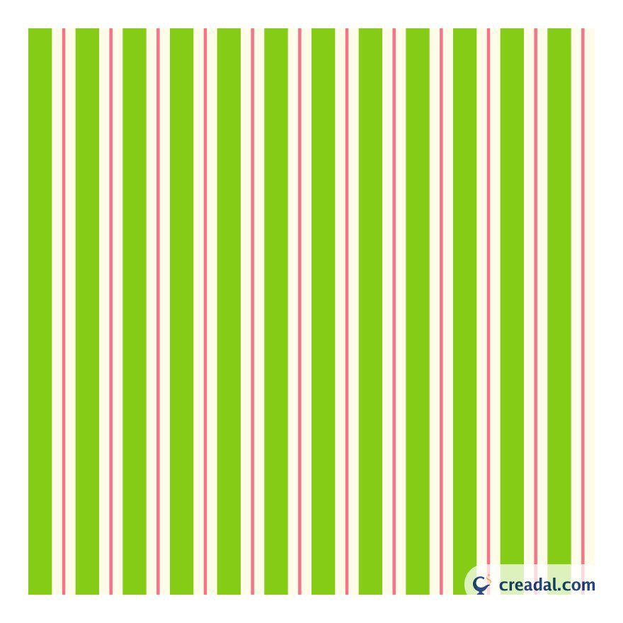 Lime Coral Stripes