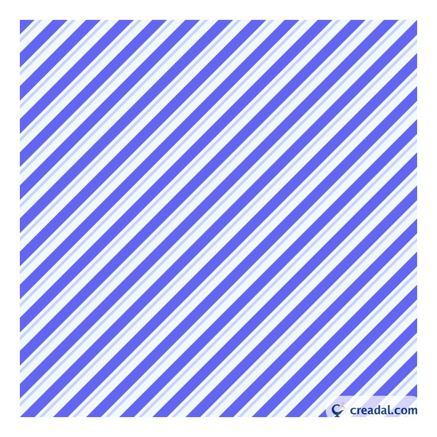 Indigo Diagonal Stripes