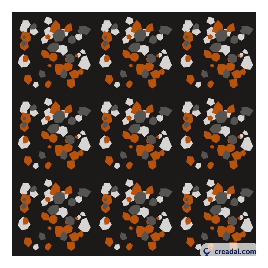 Dark Terrazzo Pattern