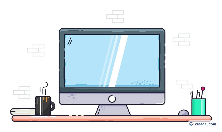 Desk Illustration