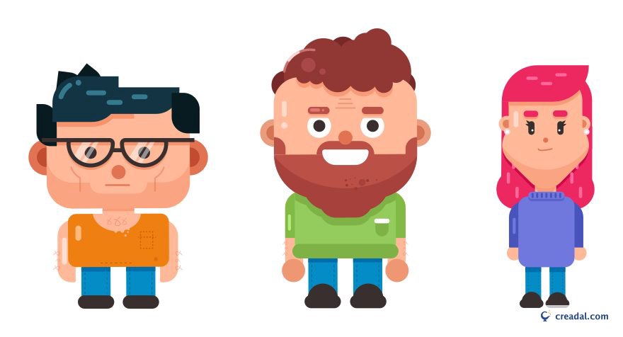 Small Character Illustrations