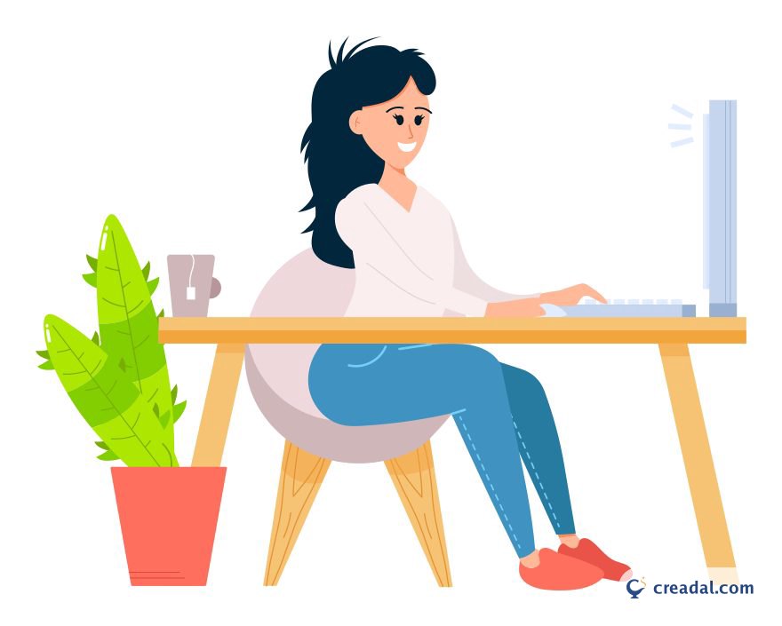 Woman Working