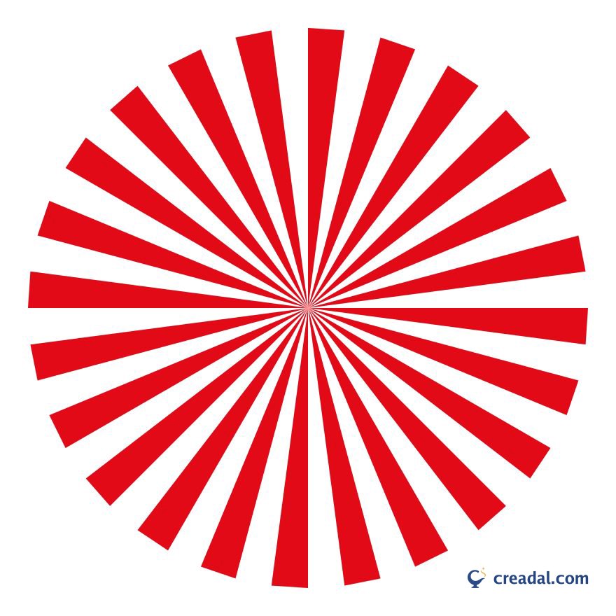 太陽光線の模様
