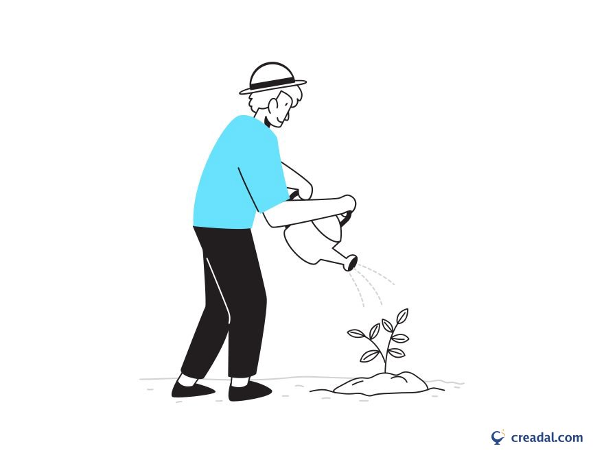 Watering Plant