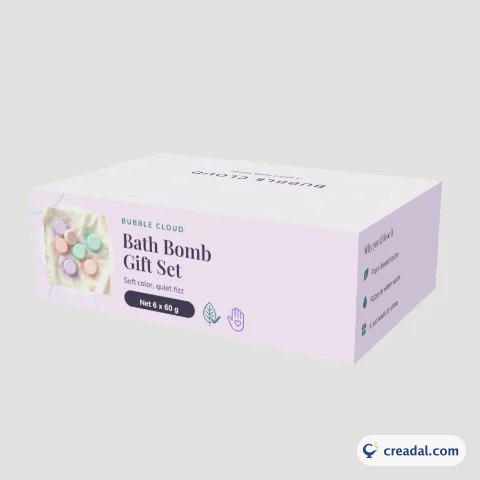 Bath Bomb Gift Carton