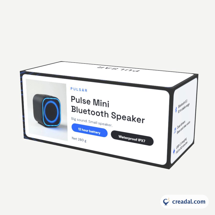 Pulse Mini Hoparlör Kutusu