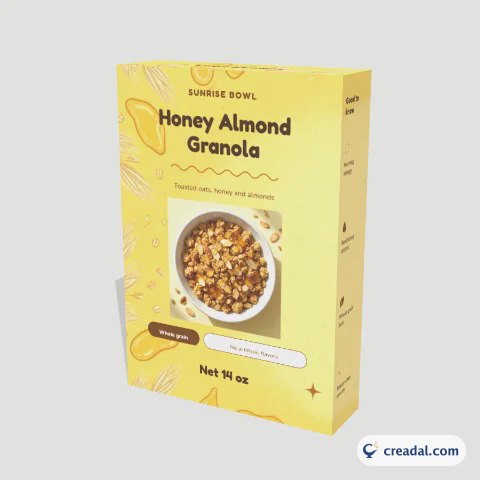 Honey Almond Granola Carton