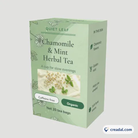 Chamomile & Mint Tea Carton