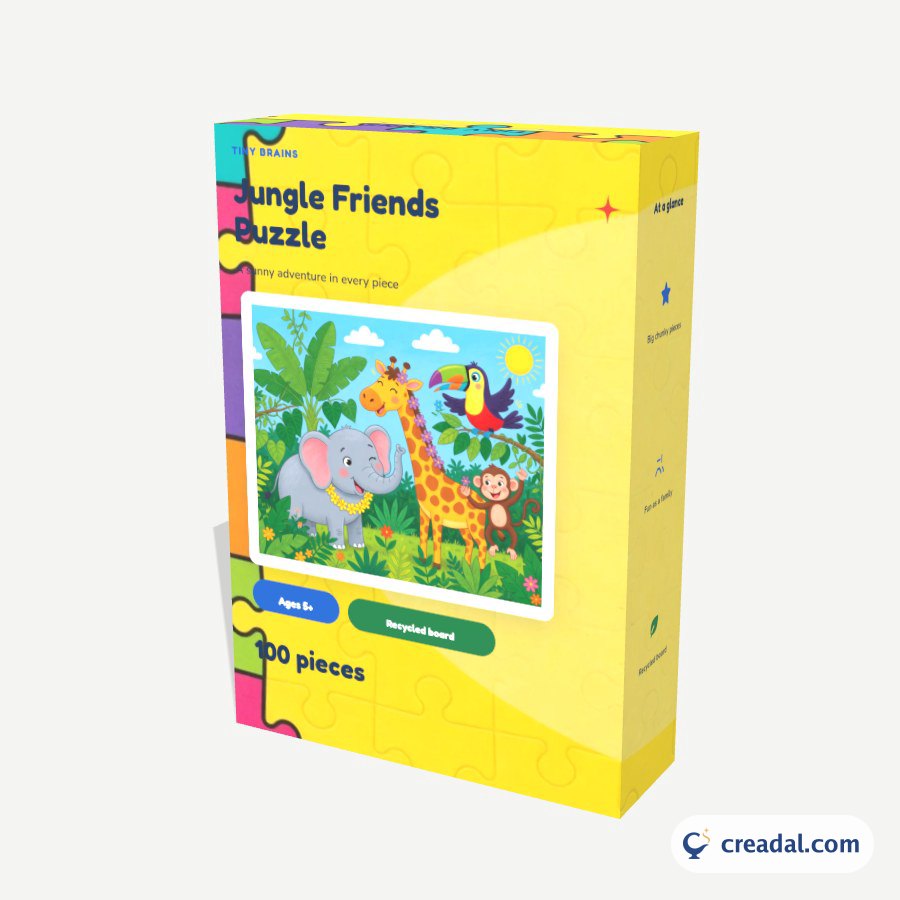 Jungle Puzzle Carton