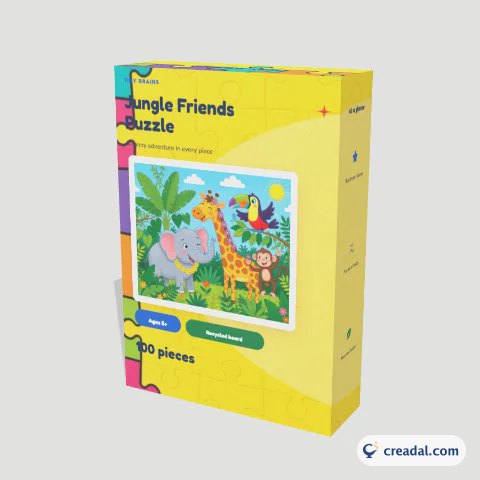 Jungle Puzzle Carton