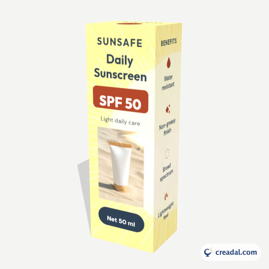SunSafe Sunscreen Carton