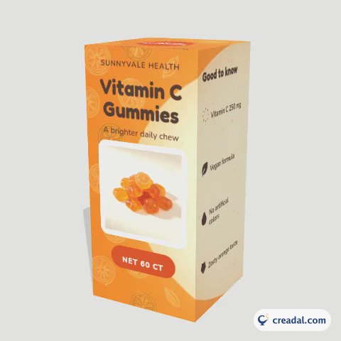 Vitamin C Gummies Carton