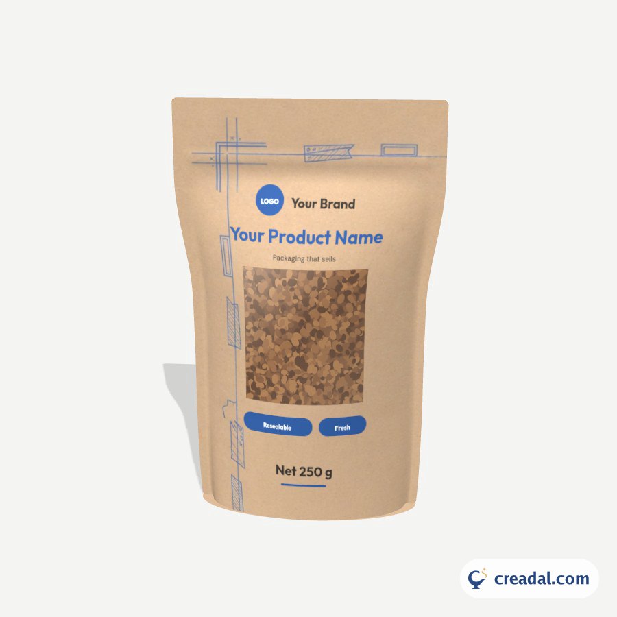 Packaging Brand Kit: Stand-up pouch