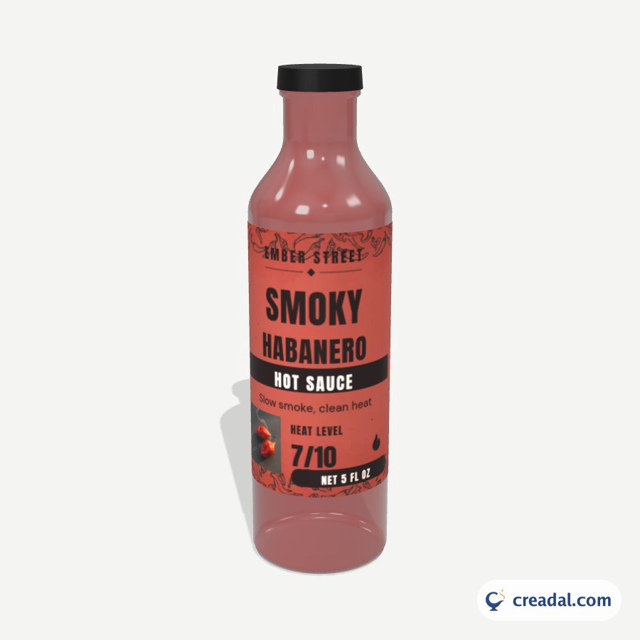 Ember Street Hot Sauce Label