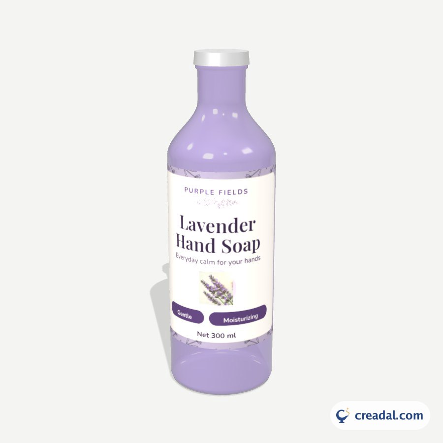 Lavanta El Sabunu Etiketi