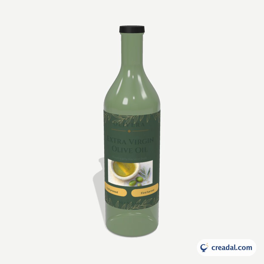 Olive Oil Bottle Label