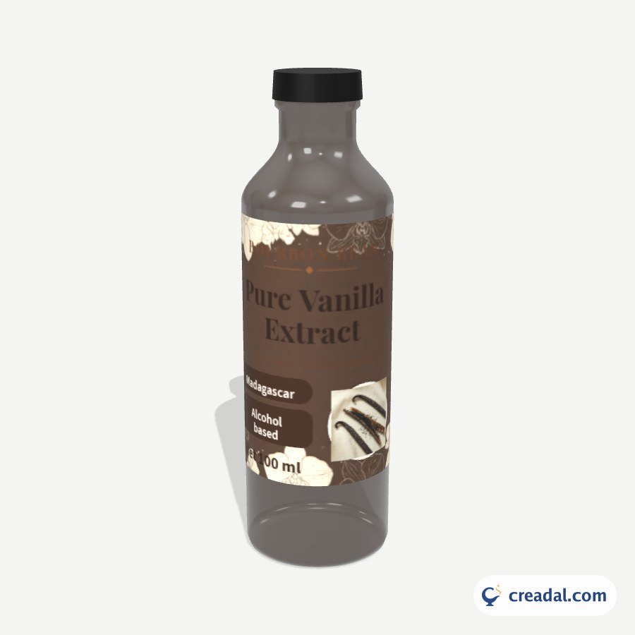 Saf Vanilya Özü Etiketi