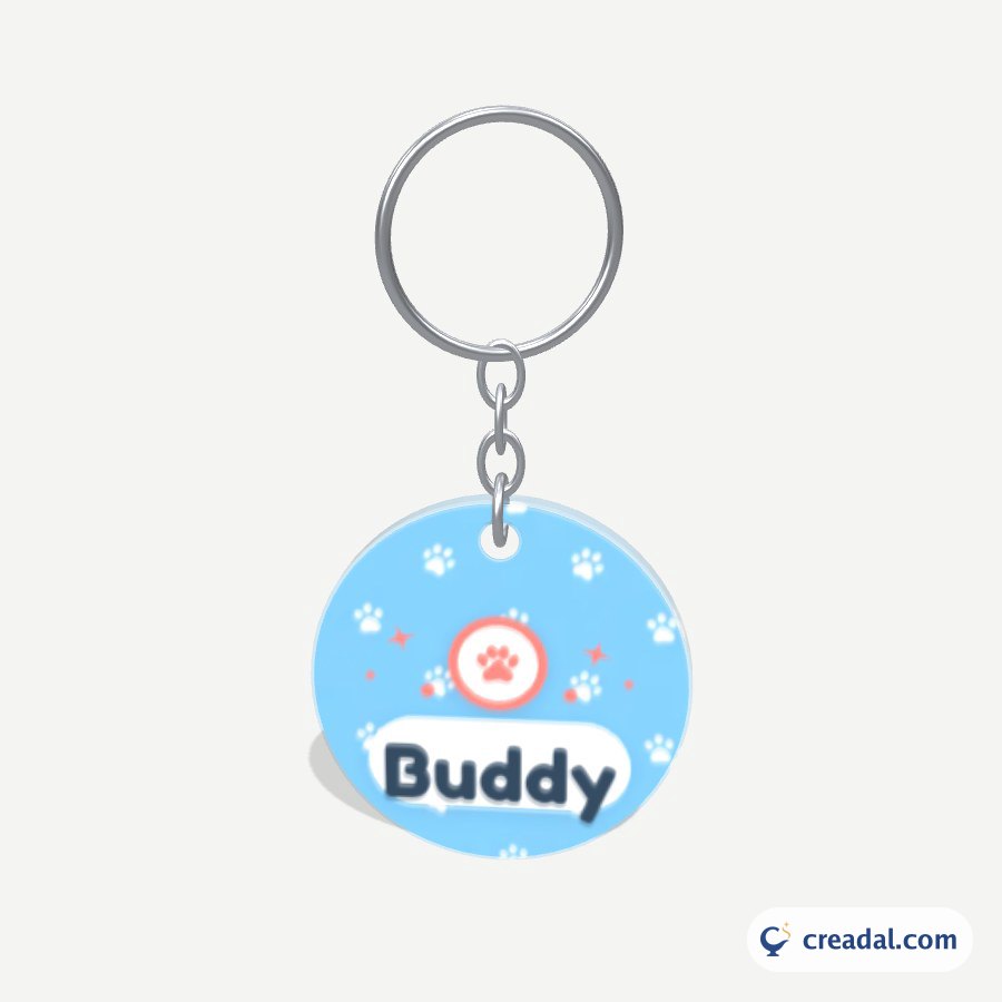 Keychain Design: pet name