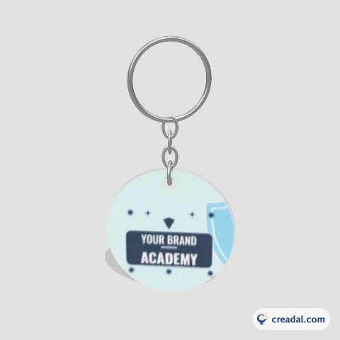 تصميم ميدالية مفاتيح: التميمة