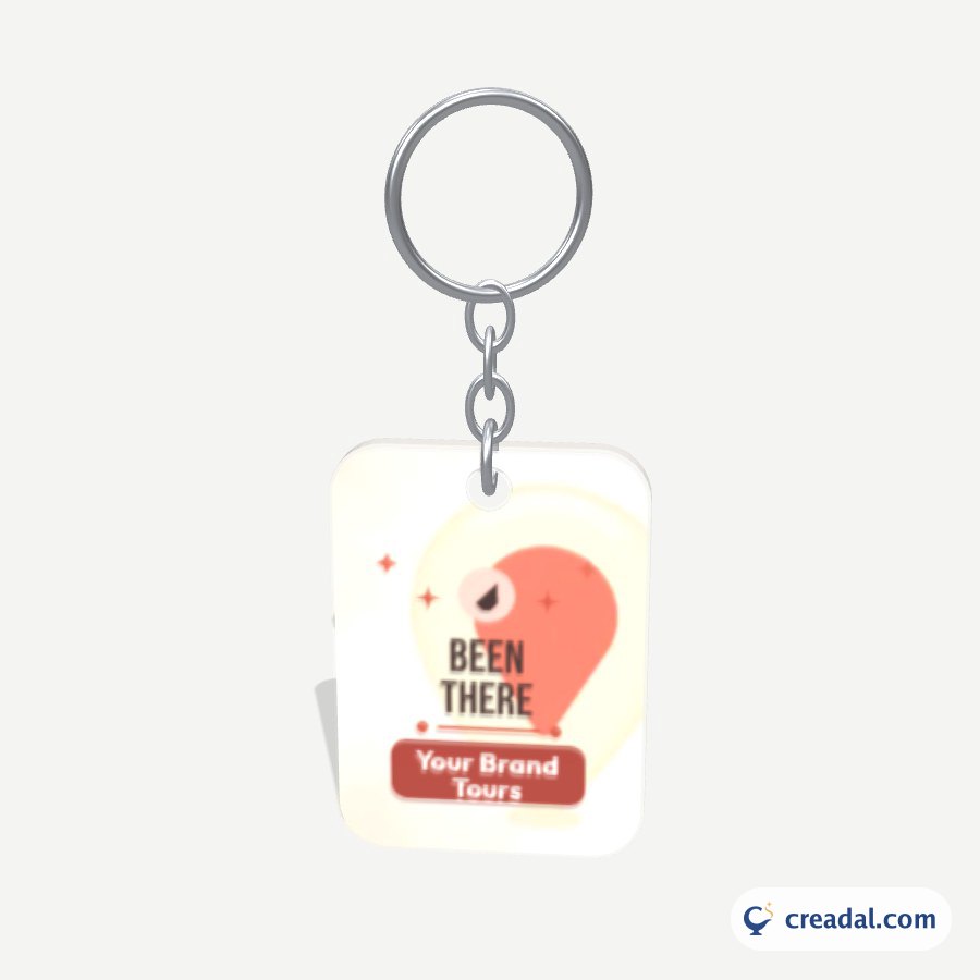 Keychain Design: Map Pin