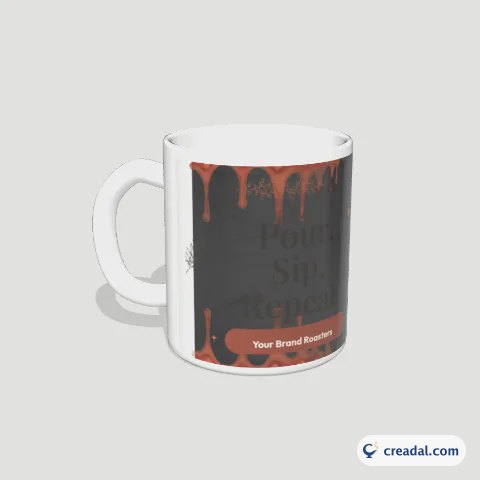 تصميم غلاف كوب المقهى