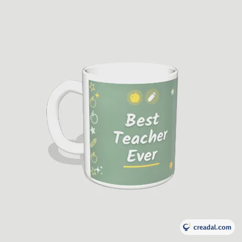 تصميم كوب: شكر للمعلم
