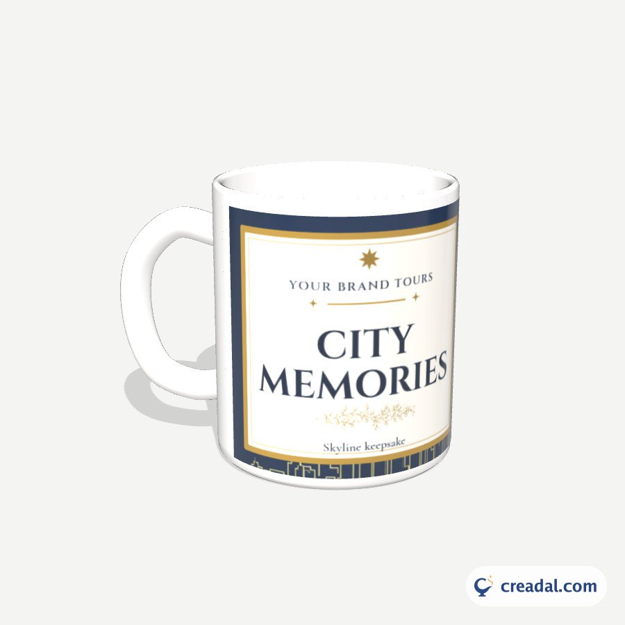 Mug Design: city skyline