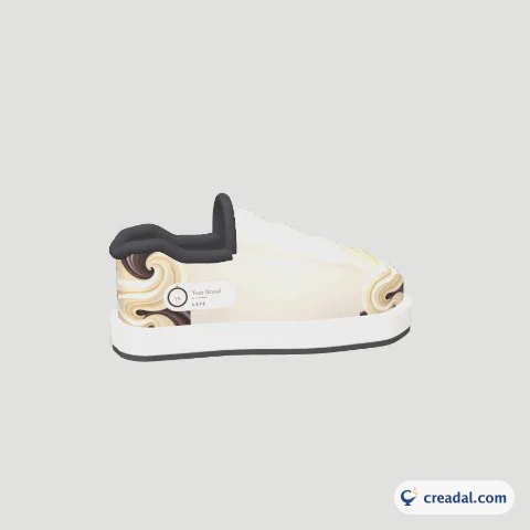 Sneaker Design: Latte Swirl